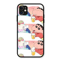 Crazy Cartoon Glass Case Cover For iPhone 11
