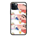 Crazy Cartoon Glass Case Cover For iPhone 12 Pro Max