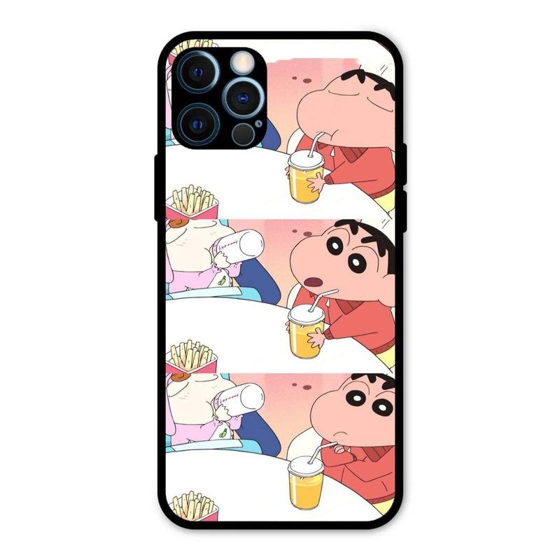 Crazy Cartoon Glass Case Cover For iPhone 12 Pro Max