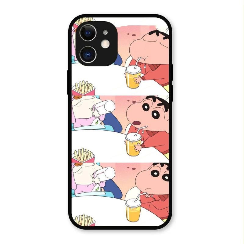 Crazy Cartoon Glass Case Cover For iPhone 12