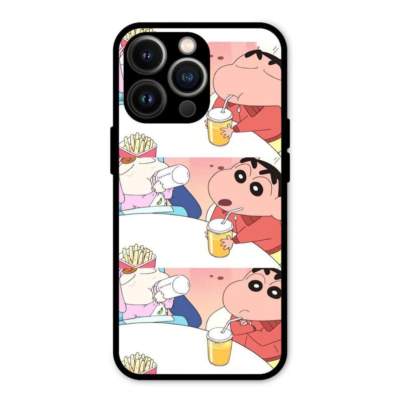 Crazy Cartoon Glass Case Cover For iPhone 13 Pro Max