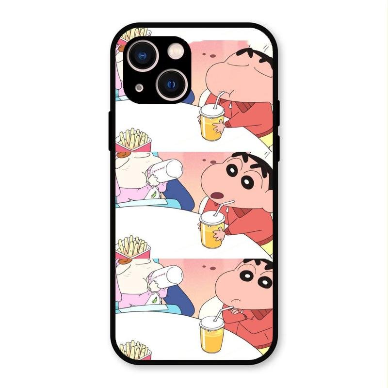 Crazy Cartoon Glass Case Cover For iPhone 13