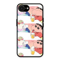 Crazy Cartoon Glass Case Cover For iPhone 16e