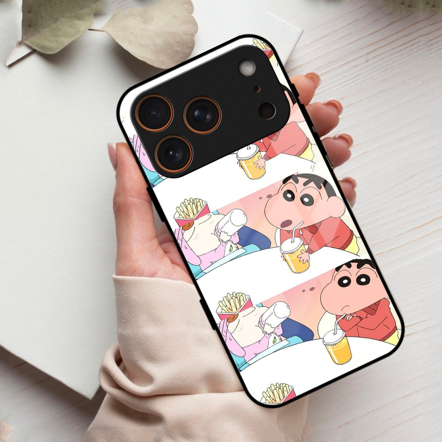 Crazy Cartoon Glass Case Cover For iPhone 17 Pro Max
