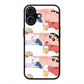 Crazy Cartoon Glass Case Cover For iPhone 17