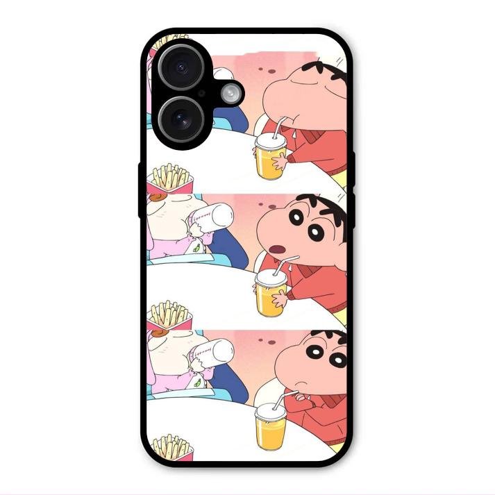 Crazy Cartoon Glass Case Cover For iPhone 17