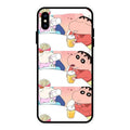 Crazy Cartoon Glass Case Cover For iPhone XS Max