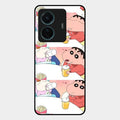 Crazy Cartoon Glass Case Cover For Iqoo Z6 Pro 5G