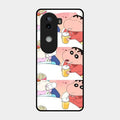 Crazy Cartoon Glass Case Cover For Iqoo Z9S 5G