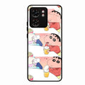 Crazy Cartoon Glass Case Cover For Motorola Edge 40