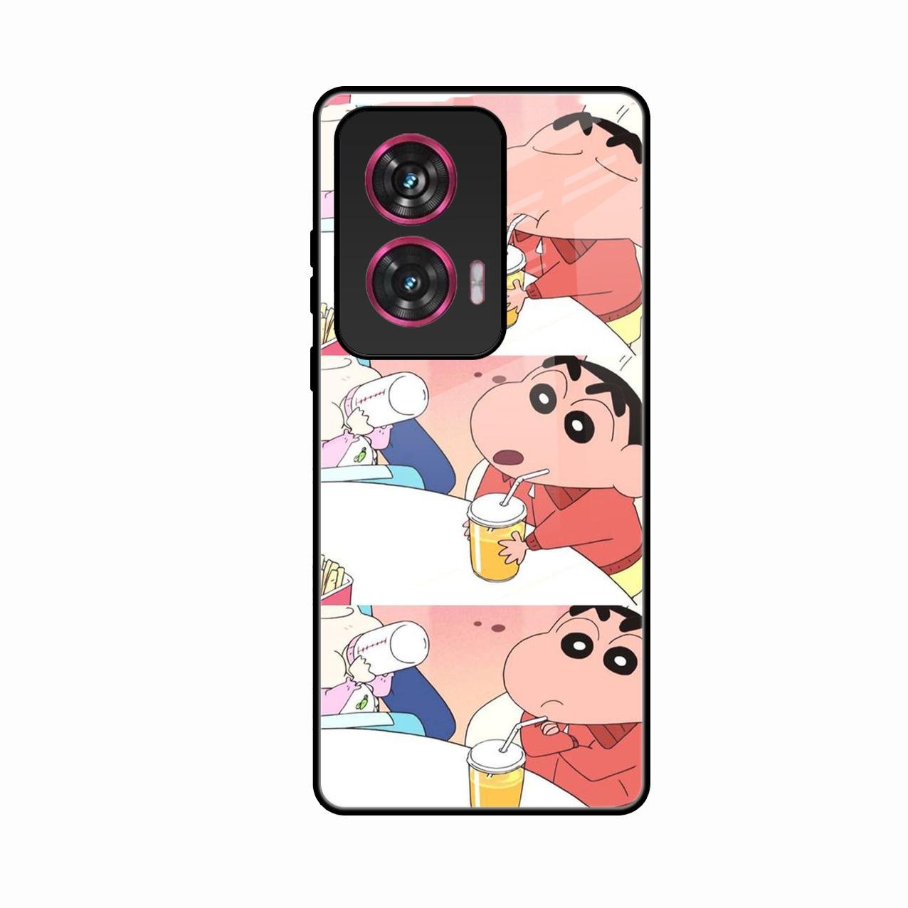 Crazy Cartoon Glass Case Cover For Motorola G85 5G