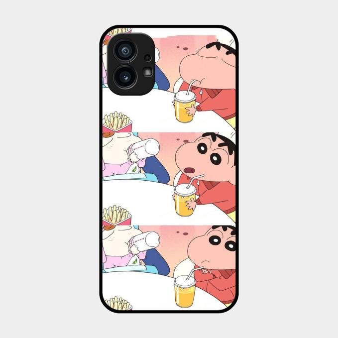 Crazy Cartoon Glass Case Cover For Nothing - ShopOnCliQ