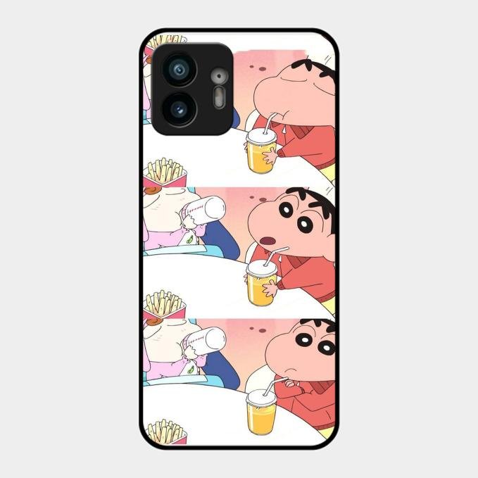 Crazy Cartoon Glass Case Cover For Nothing Phone 2