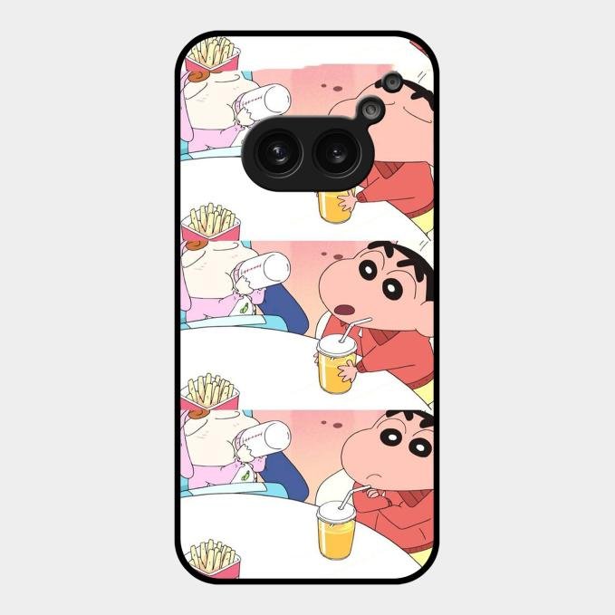 Crazy Cartoon Glass Case Cover For Nothing - ShopOnCliQ