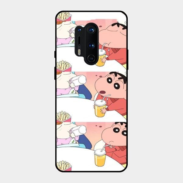 Crazy Cartoon Glass Case Cover For Oneplus 8 Pro