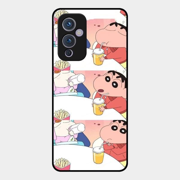 Crazy Cartoon Glass Case Cover For Oneplus 9 5G