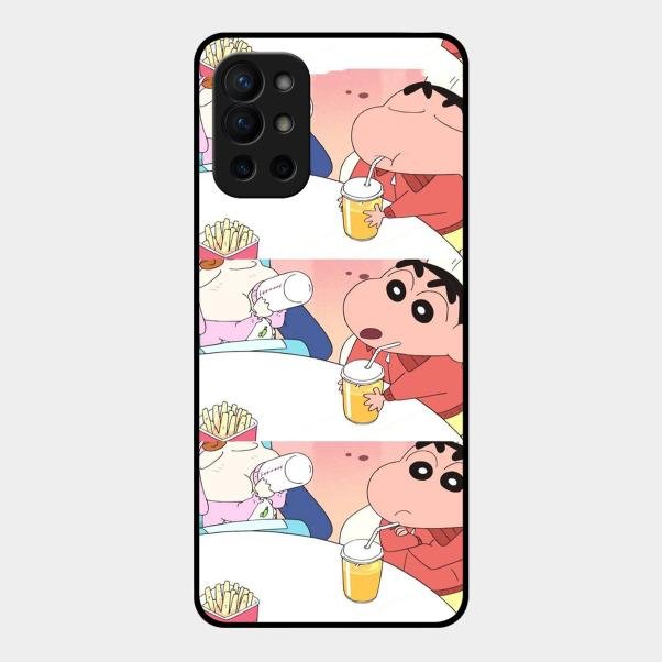 Crazy Cartoon Glass Case Cover For Oneplus 9R 5G