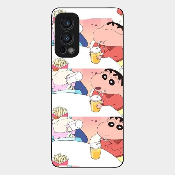 Crazy Cartoon Glass Case Cover For Oneplus Nord 2 5G