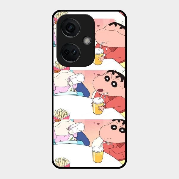 Crazy Cartoon Glass Case Cover For Oneplus - ShopOnCliQ