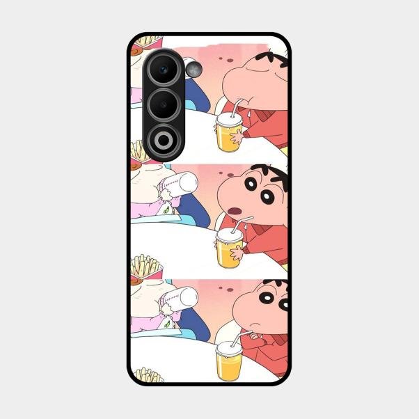 Crazy Cartoon Glass Case Cover For Oppo A5 5G
