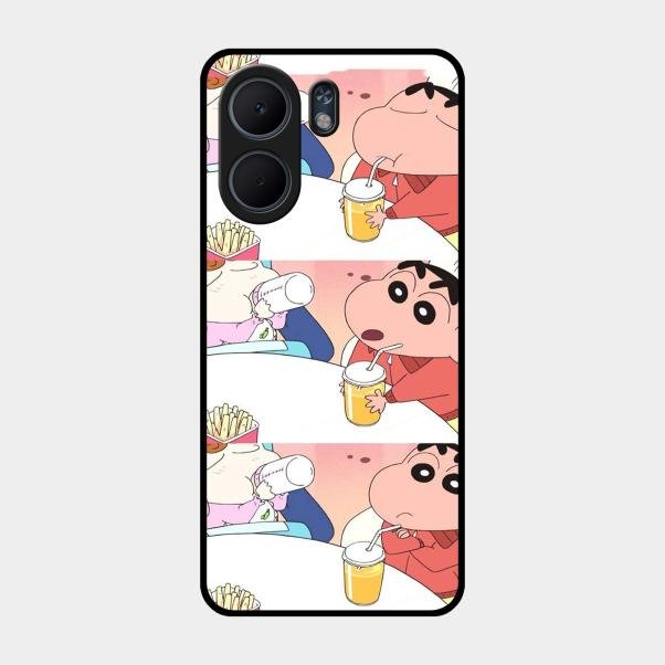 Crazy Cartoon Glass Case Cover For Oppo A5X 5G