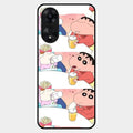 Crazy Cartoon Glass Case Cover For Oppo A78 5G