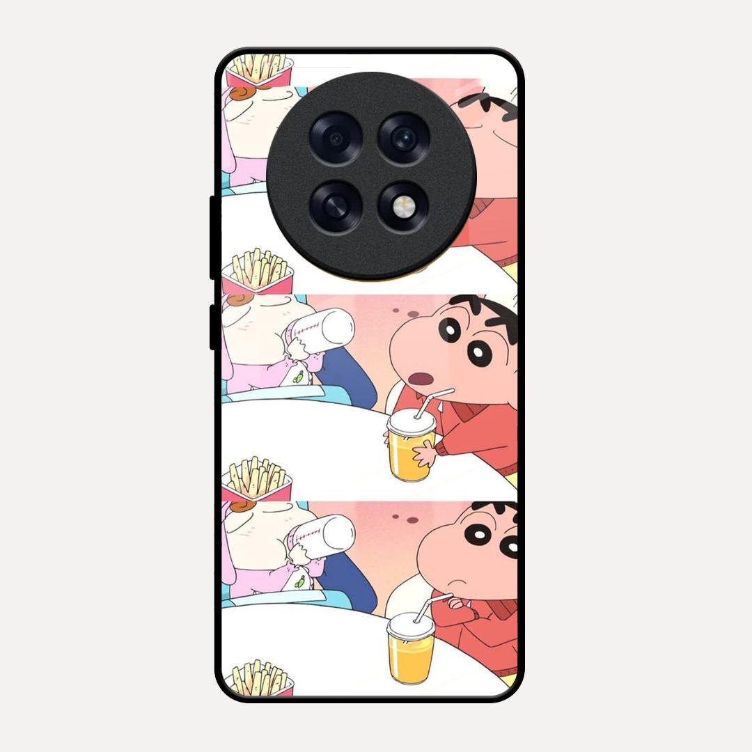 Crazy Cartoon Glass Case Cover For Oppo F31 Pro Plus 5G