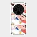 Crazy Cartoon Glass Case Cover For Oppo Find X8 5G