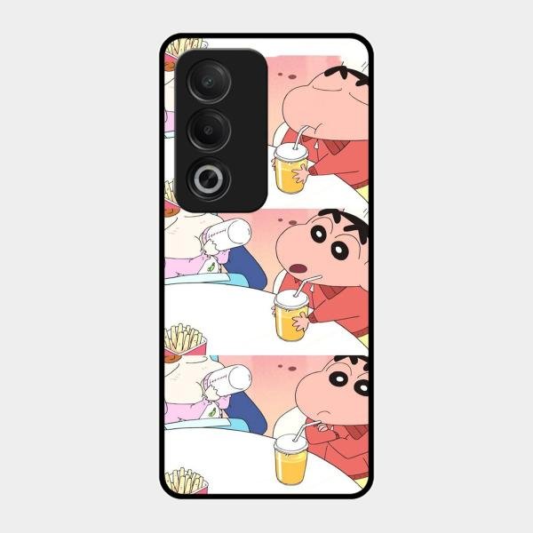 Crazy Cartoon Glass Case Cover For Oppo - ShopOnCliQ