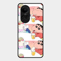 Crazy Cartoon Glass Case Cover For Oppo Reno 10 Pro 5G