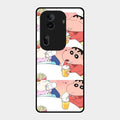 Crazy Cartoon Glass Case Cover For Oppo Reno 11 Pro 5G