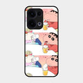 Crazy Cartoon Glass Case Cover For Oppo Reno 13 5G