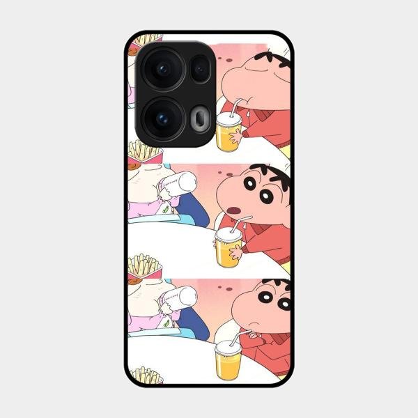 Crazy Cartoon Glass Case Cover For Oppo Reno 13 Pro 5G