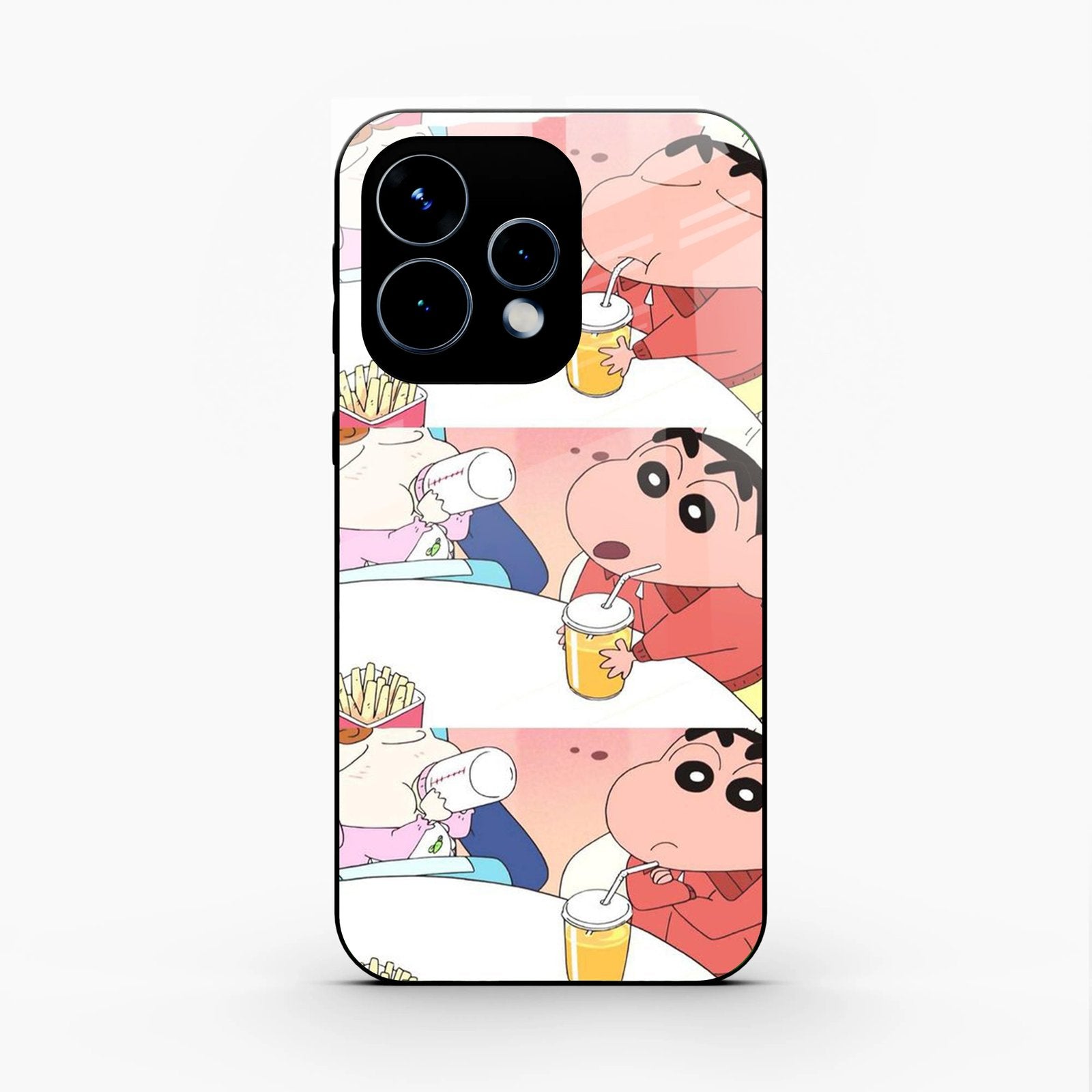 Crazy Cartoon Glass Case Cover For Oppo Reno 15 5G