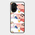 Crazy Cartoon Glass Case Cover For Poco C71