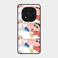 Crazy Cartoon Glass Case Cover For Poco X7 5G