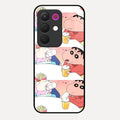 Crazy Cartoon Glass Case Cover For Realme 15X 5G