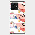 Crazy Cartoon Glass Case Cover For Realme C53