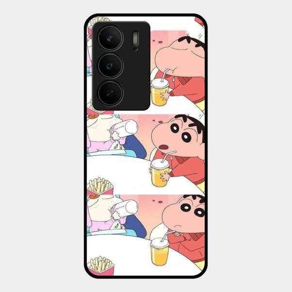 Crazy Cartoon Glass Case Cover For Realme - ShopOnCliQ