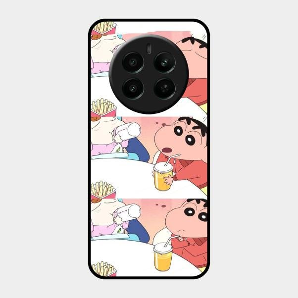Crazy Cartoon Glass Case Cover For Realme P1 5G