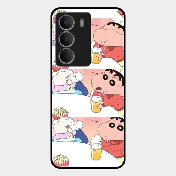Crazy Cartoon Glass Case Cover For Realme - ShopOnCliQ