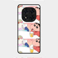 Crazy Cartoon Glass Case Cover For Redmi Note 14 Pro 5G
