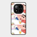 Crazy Cartoon Glass Case Cover For Redmi Note 14 Pro Plus 5G