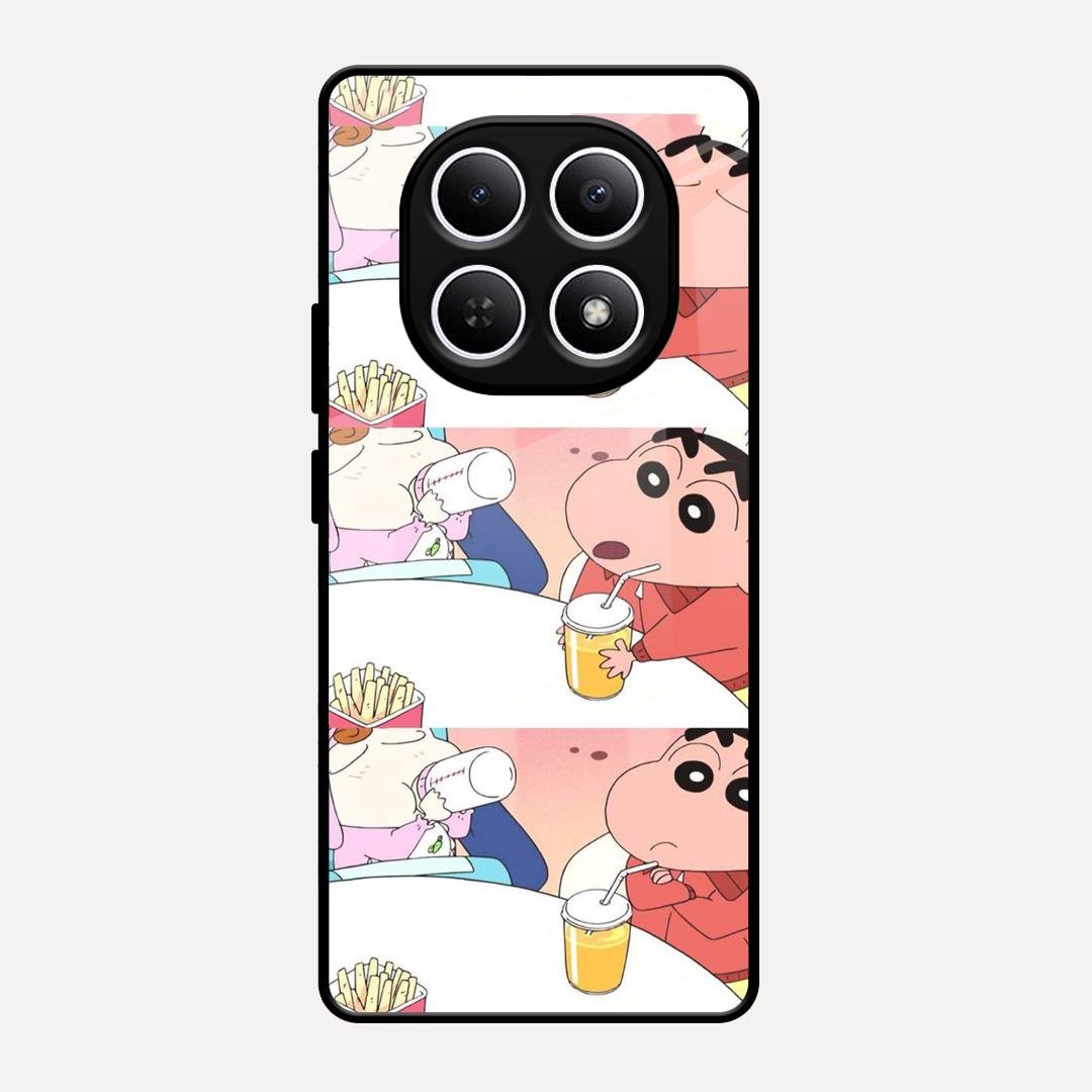 Crazy Cartoon Glass Case Cover For Redmi Note 15 5G