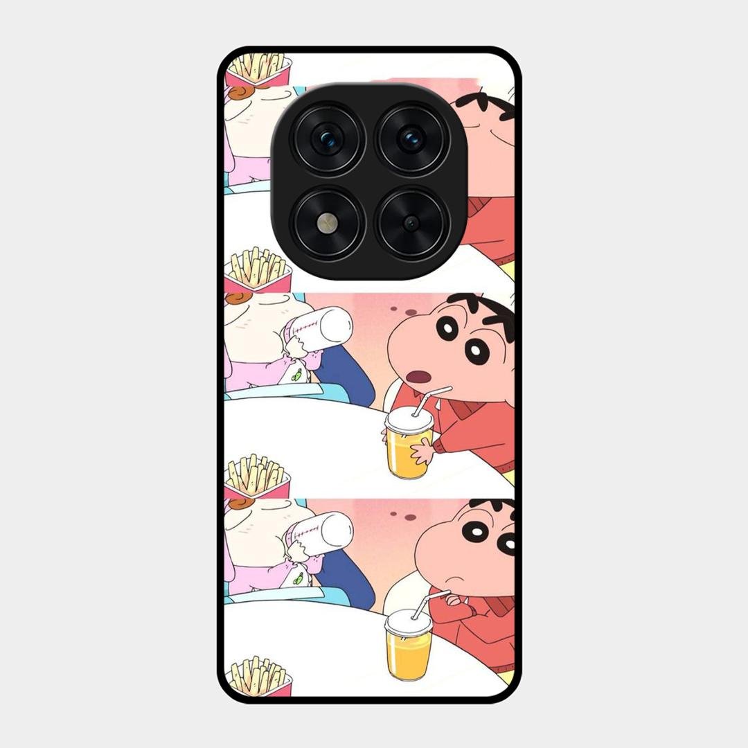 Crazy Cartoon Glass Case Cover For Redmi Note 15 Pro 5G