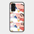 Crazy Cartoon Glass Case Cover For Samsung Galaxy A14 5G