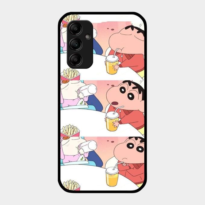 Crazy Cartoon Glass Case Cover For Samsung Galaxy A14 5G