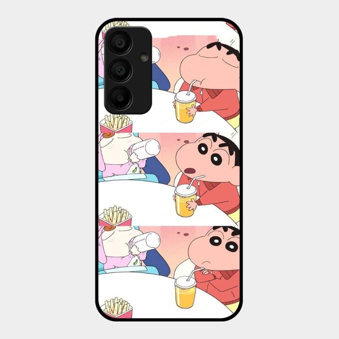 Crazy Cartoon Glass Case Cover For Samsung Galaxy A15 5G