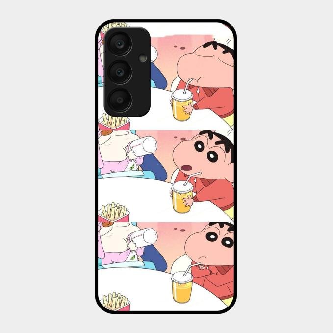 Crazy Cartoon Glass Case Cover For Samsung Galaxy A25 5G