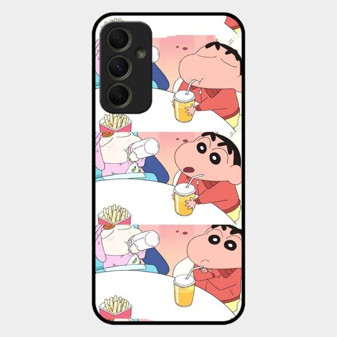 Crazy Cartoon Glass Case Cover For Samsung Galaxy A34 5G